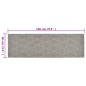 vidaXL Küchenteppich Waschbar Raute 60x180 cm Samt vidaXL Küchenteppich Waschbar Raute 60x180 cm Samt