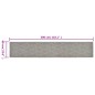 vidaXL Küchenteppich Waschbar Raute 60x300 cm Samt vidaXL Küchenteppich Waschbar Raute 60x300 cm Samt