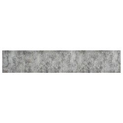 vidaXL Küchenteppich Waschbar Beton 60x300 cm Samt