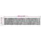 vidaXL Küchenteppich Waschbar Beton 60x300 cm Samt vidaXL Küchenteppich Waschbar Beton 60x300 cm Samt