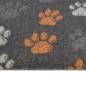 vidaXL Küchenteppich Waschbar Pfoten 60x180 cm Samt vidaXL Küchenteppich Waschbar Pfoten 60x180 cm Samt