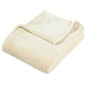 vidaXL Decke Creme 150x200 cm Polyester vidaXL Decke Creme 150x200 cm Polyester
