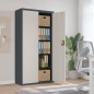 vidaXL Aktenschrank Anthrazit und Weiß 90x40x180 cm Stahl vidaXL Aktenschrank Anthrazit und Weiß 90x40x180 cm Stahl