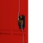 vidaXL Aktenschrank Anthrazit und Rot 90x40x180 cm Stahl vidaXL Aktenschrank Anthrazit und Rot 90x40x180 cm Stahl