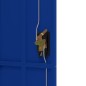 vidaXL Aktenschrank Hellgrau und Blau 90x40x180 cm Stahl vidaXL Aktenschrank Hellgrau und Blau 90x40x180 cm Stahl