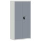 vidaXL Aktenschrank Hellgrau und Dunkelgrau 90x40x180 cm Stahl vidaXL Aktenschrank Hellgrau und Dunkelgrau 90x40x180 cm Stahl