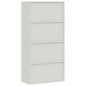 vidaXL Aktenschrank Hellgrau und Dunkelgrau 90x40x180 cm Stahl vidaXL Aktenschrank Hellgrau und Dunkelgrau 90x40x180 cm Stahl