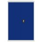 vidaXL Büroschrank Metall 90x40x140 cm Grau und Blau vidaXL Büroschrank Metall 90x40x140 cm Grau und Blau