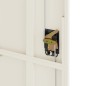vidaXL Aktenschrank Weiß 90x40x200 cm Stahl vidaXL Aktenschrank Weiß 90x40x200 cm Stahl