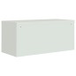 vidaXL Aktenschrank Hellgrau 90x40x180 cm Stahl vidaXL Aktenschrank Hellgrau 90x40x180 cm Stahl