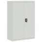 vidaXL Aktenschrank Hellgrau 90x40x180 cm Stahl vidaXL Aktenschrank Hellgrau 90x40x180 cm Stahl