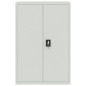 vidaXL Aktenschrank Hellgrau 90x40x180 cm Stahl vidaXL Aktenschrank Hellgrau 90x40x180 cm Stahl