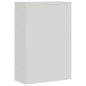 vidaXL Aktenschrank Hellgrau 90x40x180 cm Stahl vidaXL Aktenschrank Hellgrau 90x40x180 cm Stahl