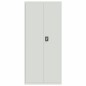 vidaXL Aktenschrank Hellgrau 90x40x200 cm Stahl vidaXL Aktenschrank Hellgrau 90x40x200 cm Stahl