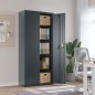 vidaXL Aktenschrank Anthrazit 90x40x200 cm Stahl vidaXL Aktenschrank Anthrazit 90x40x200 cm Stahl