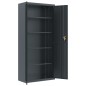 vidaXL Aktenschrank Anthrazit 90x40x200 cm Stahl vidaXL Aktenschrank Anthrazit 90x40x200 cm Stahl