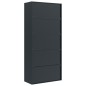 vidaXL Aktenschrank Anthrazit 90x40x200 cm Stahl vidaXL Aktenschrank Anthrazit 90x40x200 cm Stahl