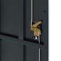 vidaXL Aktenschrank Anthrazit 90x40x200 cm Stahl vidaXL Aktenschrank Anthrazit 90x40x200 cm Stahl