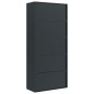 vidaXL Aktenschrank Anthrazit und Rot 90x40x200 cm Stahl vidaXL Aktenschrank Anthrazit und Rot 90x40x200 cm Stahl