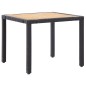 vidaXL 5-tlg. Garten-Essgruppe mit Auflagen Poly Rattan Schwarz vidaXL 5-tlg. Garten-Essgruppe mit Auflagen Poly Rattan Schwarz