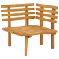 vidaXL Garten-Ecksofa mit Kissen Massivholz Akazie vidaXL Garten-Ecksofa mit Kissen Massivholz Akazie