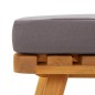 vidaXL Garten-Fußhocker mit Auflage 60×60×29 cm Akazie Massivholz vidaXL Garten-Fußhocker mit Auflage 60×60×29 cm Akazie Massivholz