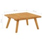 vidaXL Garten-Fußhocker mit Auflage 60×60×29 cm Akazie Massivholz vidaXL Garten-Fußhocker mit Auflage 60×60×29 cm Akazie Massivholz