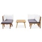 vidaXL 5-tlg. Garten-Lounge-Set Massivholz Akazie vidaXL 5-tlg. Garten-Lounge-Set Massivholz Akazie