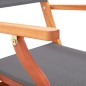 vidaXL Klappbare Gartenstühle 4 Stk. Grau Eukalyptus Massivholz vidaXL Klappbare Gartenstühle 4 Stk. Grau Eukalyptus Massivholz