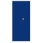 vidaXL Aktenschrank Hellgrau und Blau 90x40x200 cm Stahl vidaXL Aktenschrank Hellgrau und Blau 90x40x200 cm Stahl