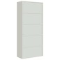 vidaXL Aktenschrank Hellgrau und Blau 90x40x200 cm Stahl vidaXL Aktenschrank Hellgrau und Blau 90x40x200 cm Stahl