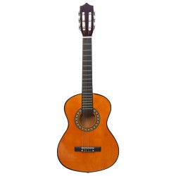 vidaXL Klassikgitarre für Anfänger und Kinder 1/2 34" Lindenholz