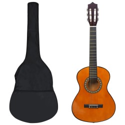 vidaXL 8-tlg. Klassikgitarren-Set für Kinder und Anfänger 1/2 34" 