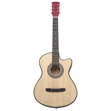 vidaXL Western Cutaway Gitarre mit 6 Saiten 38" Lindenholz     