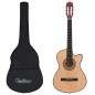vidaXL 12-tlg. Westerngitarre Set Akustisch Cutaway mit 6 Saiten 38" vidaXL 12-tlg. Westerngitarre Set Akustisch Cutaway mit 6 Saiten 38"