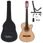 vidaXL 12-tlg. Westerngitarre Set Akustisch Cutaway mit 6 Saiten 38" vidaXL 12-tlg. Westerngitarre Set Akustisch Cutaway mit 6 Saiten 38"