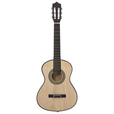 vidaXL Klassische Gitarre für Anfänger und Kinder 1/2 34" Lindenholz   