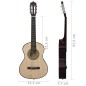 vidaXL Klassische Gitarre für Anfänger und Kinder 1/2 34" Lindenholz vidaXL Klassische Gitarre für Anfänger und Kinder 1/2 34" Lindenholz