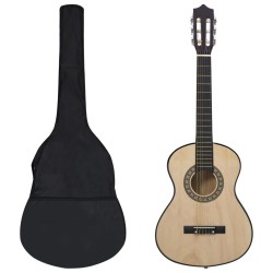 vidaXL 8-tlg. Klassische Gitarre für Kinder-Anfänger 1/2 34"    