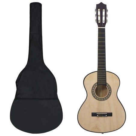 vidaXL 8-tlg. Klassische Gitarre für Kinder-Anfänger 1/2 34"    