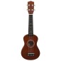vidaXL Sopran-Ukulele-Set mit Tasche für Kinder Dunkles Holz 21" vidaXL Sopran-Ukulele-Set mit Tasche für Kinder Dunkles Holz 21"