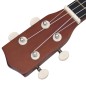 vidaXL Sopran-Ukulele-Set mit Tasche für Kinder Dunkles Holz 21" vidaXL Sopran-Ukulele-Set mit Tasche für Kinder Dunkles Holz 21"