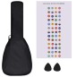 vidaXL Sopran Ukulele Set für Kinder mit Tasche Dunkles Holz 21" vidaXL Sopran Ukulele Set für Kinder mit Tasche Dunkles Holz 21"