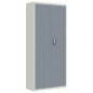 vidaXL Aktenschrank Hellgrau und Dunkelgrau 90x40x200 cm Stahl vidaXL Aktenschrank Hellgrau und Dunkelgrau 90x40x200 cm Stahl