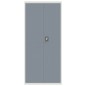 vidaXL Aktenschrank Hellgrau und Dunkelgrau 90x40x200 cm Stahl vidaXL Aktenschrank Hellgrau und Dunkelgrau 90x40x200 cm Stahl