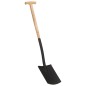 vidaXL Spaten T-Griff Stahl und Hartholz vidaXL Spaten T-Griff Stahl und Hartholz