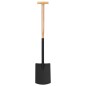 vidaXL Spaten T-Griff Stahl und Hartholz vidaXL Spaten T-Griff Stahl und Hartholz