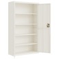vidaXL Aktenschrank Weiß 105x40x180 cm Stahl vidaXL Aktenschrank Weiß 105x40x180 cm Stahl