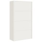 vidaXL Aktenschrank Weiß 105x40x180 cm Stahl vidaXL Aktenschrank Weiß 105x40x180 cm Stahl