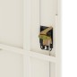 vidaXL Aktenschrank Weiß 105x40x180 cm Stahl vidaXL Aktenschrank Weiß 105x40x180 cm Stahl
